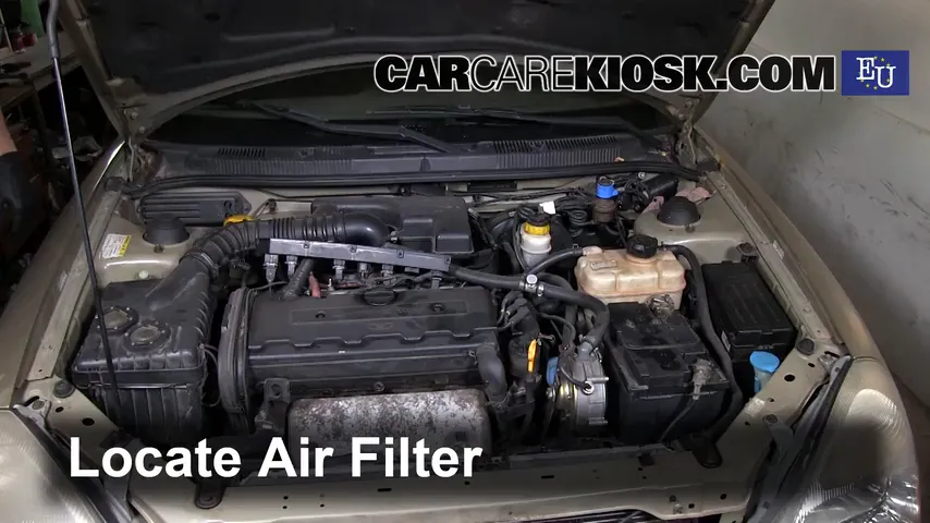2000 Daewoo Nubira SE 2.0L 4 Cyl. Air Filter (Engine)